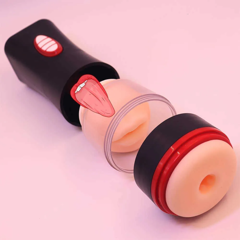 Masajeador de juguetes de sexo para adultos mamada automática masturbators para hombres productos para adultos reales 18 máquina de chupación Mensilicone vagina muñeca masturbación juguete
