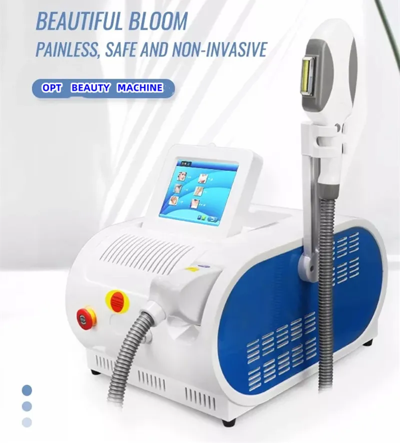 Kwaliteit Pijnloos permanente epilator IPL Opt Elight Laser Tattoo Hair Removal System Beauty Machine