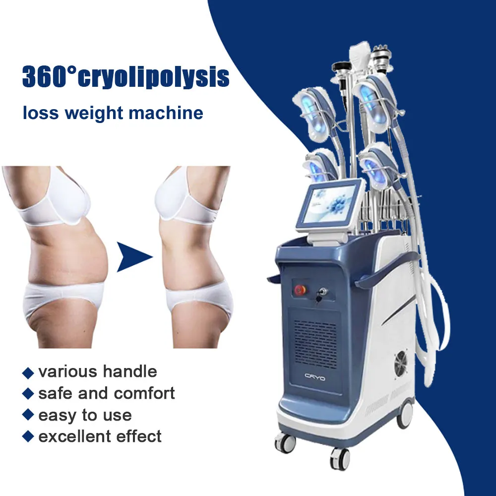 Cryotherapie afslankmachine 40k cavitatie 650 nm lipo laser pads vetreductie cryolipolyse cellulitis verwijdering RF gezicht heffen huidverjonging