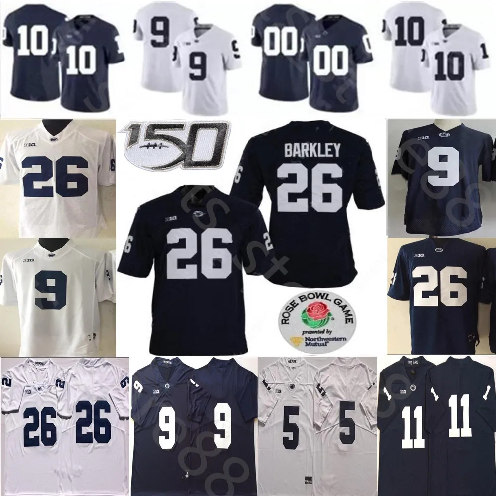 NCAA PENN STATE NITTANY FOOULBOL JERSEY SEAN CLIFFORD JOEY PORTER JR. PAT FREIERMUTH KEYVONE LEE PJ MUSTIPHER DREW ALLAR NICHOLAS SINGLETON MICAH PARSONS 150th Patch