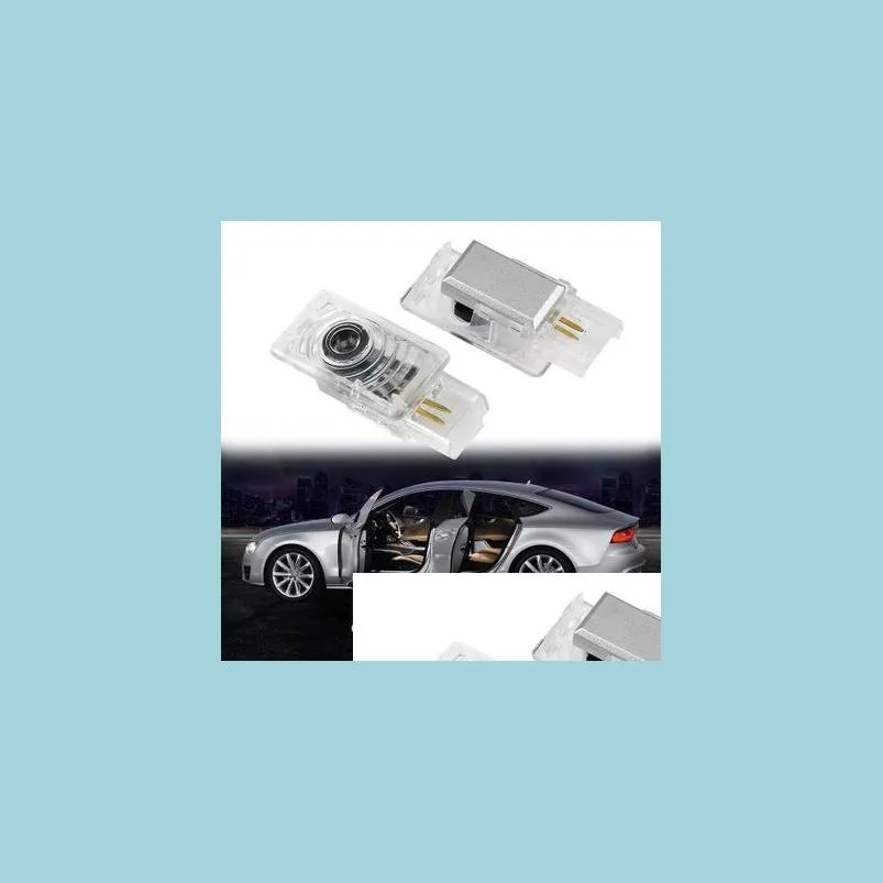 캐딜락 차량 도어 조명 유령 그림자 환영 레이저 프로젝터 조명 ​​LED 로고 ATS XTS SRX 드롭 배달 2022 MOB DH8EN을위한 장식 조명