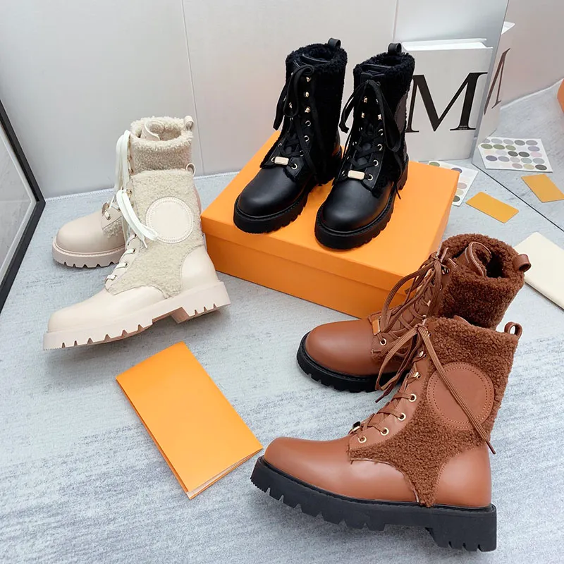 Designer Woman BEAUBOURG Ankle boots Fashion Women Shoes Winter Boot Ladies Girls Silk Cowhide Leather High Top Womens Flat Ankles Booted size 35-41