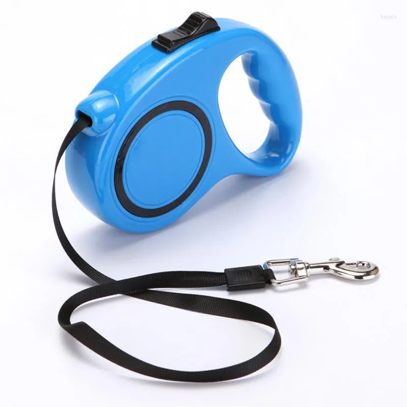 Dog Collars Retractable Leashes With Anti-Slip Handle Pet Walking Lead Ropes For Small Medium Outdoor Traction Rope