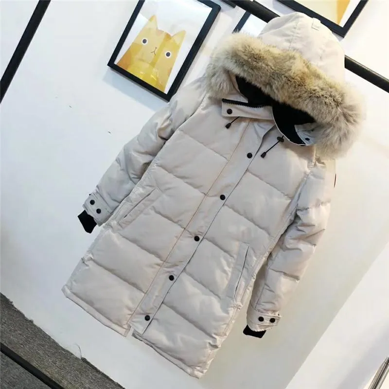 2022 여성 디자이너 다운 재킷 극한 차가운 지역에 적합한 파카 따뜻한 두꺼운 양육장 파카 의류