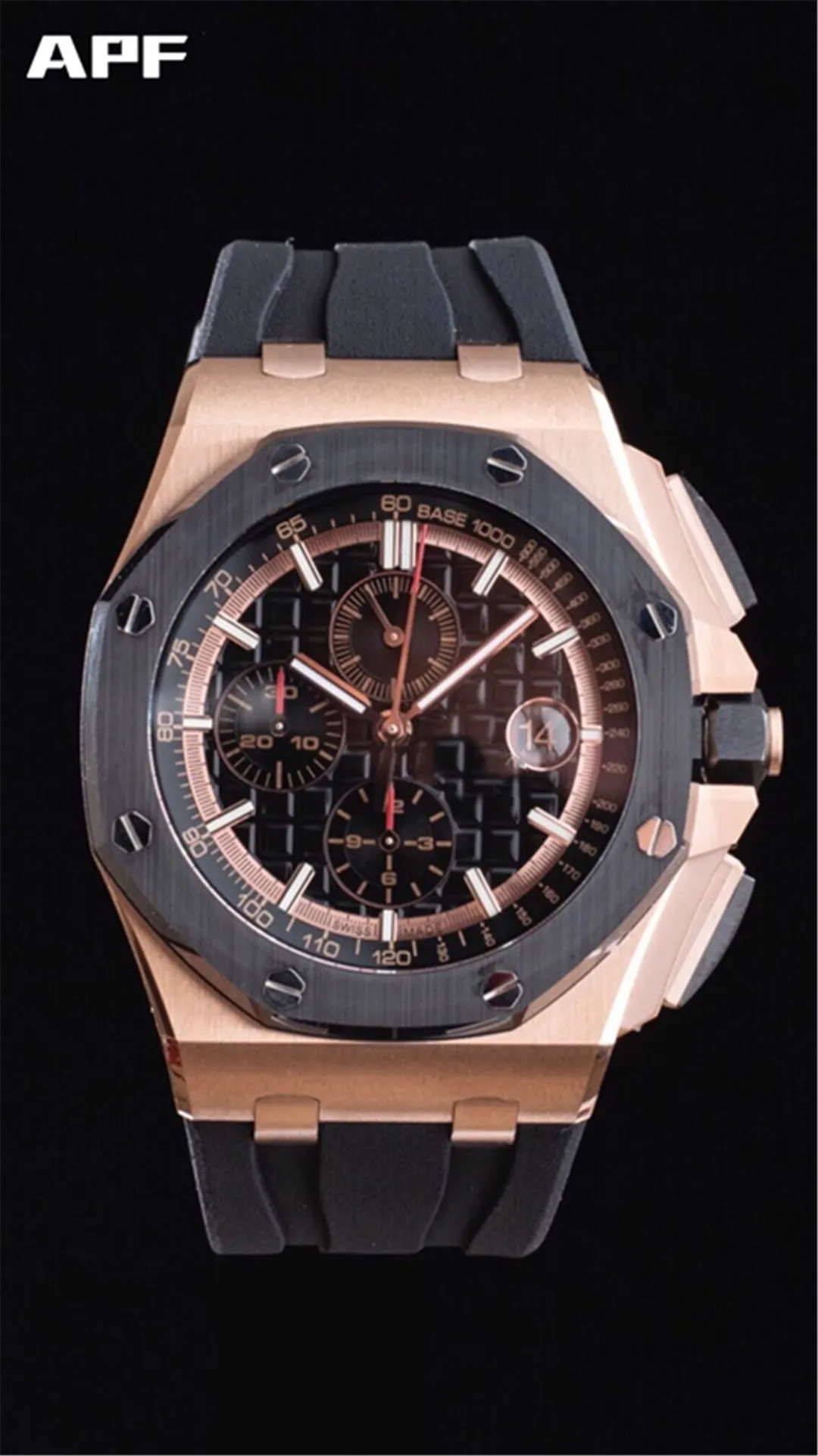 APF 26400-04 Men's Watch 3126 Automatische mechanische chronograafbeweging Orologio di Lusso
