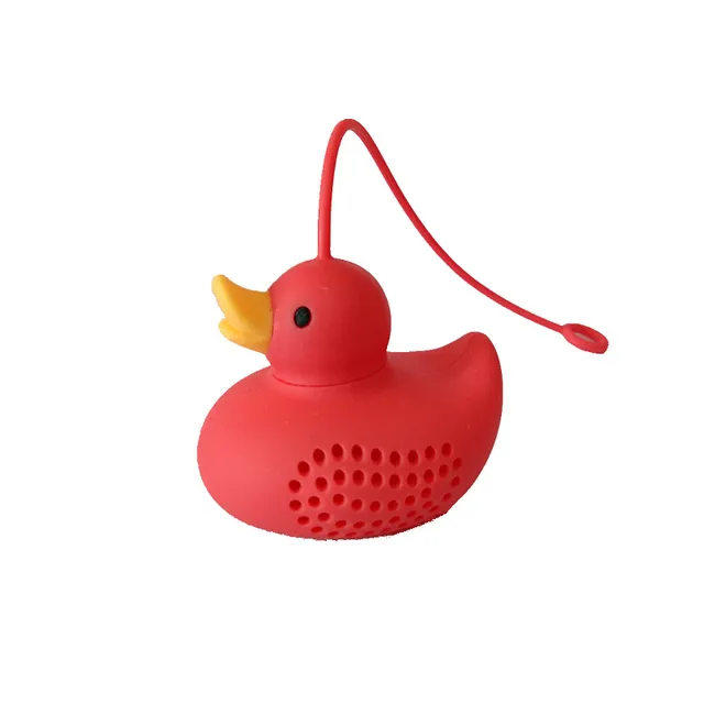 Duck Shape Tea Tools Silicone Tea Strainers Kitchen Accessories Loose Leaf Diffuser Cute Cartoon Food Grade Reusable