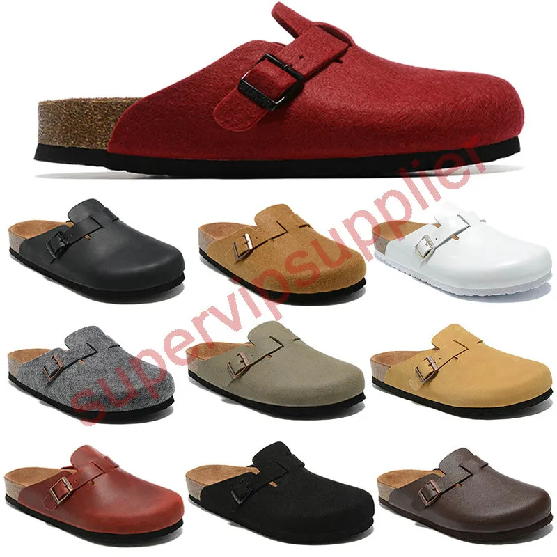 2023 designer Boston summer Sandals cork flat slippers Fashion designs leather slippers Favourite Beach sandals Casual shoes Clogs for Women Men Arizona Mayari