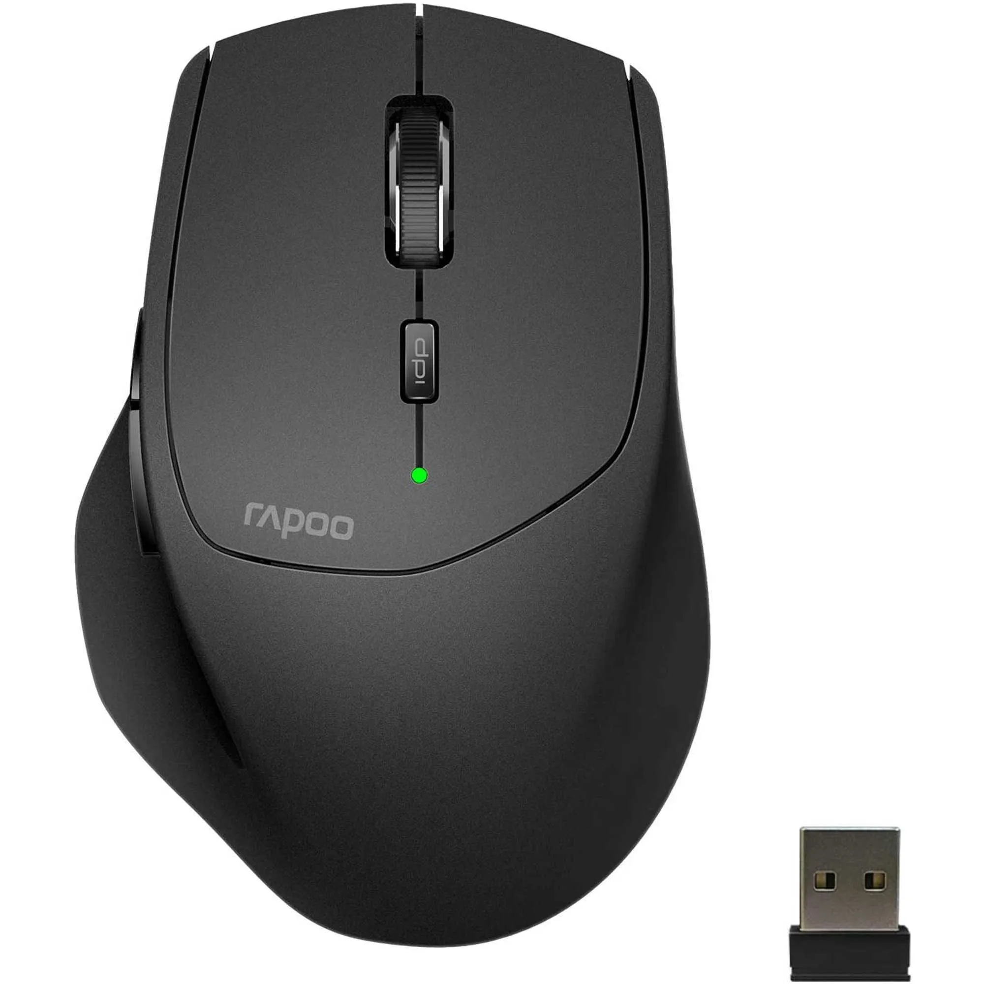 الفئران Rapoo Multi-Mode Mouse Mouse تصل إلى 4 أجهزة 4 DPI DESICALIC DESICATION WIRELESS MOUSE 12 شهرًا بطارية T221012