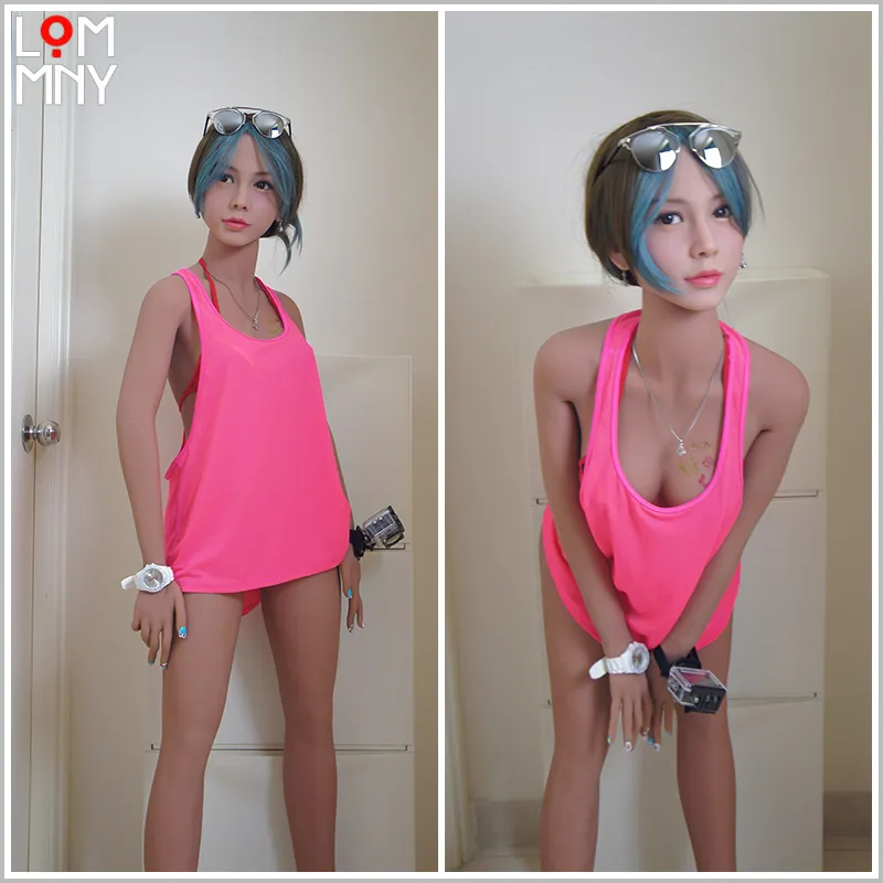LOMMNY Silicone Sex Dolls Livelike Pussy Realistic Metal Frame Japanese Sexy Love Doll Mini Vagina Anime Adult for Men