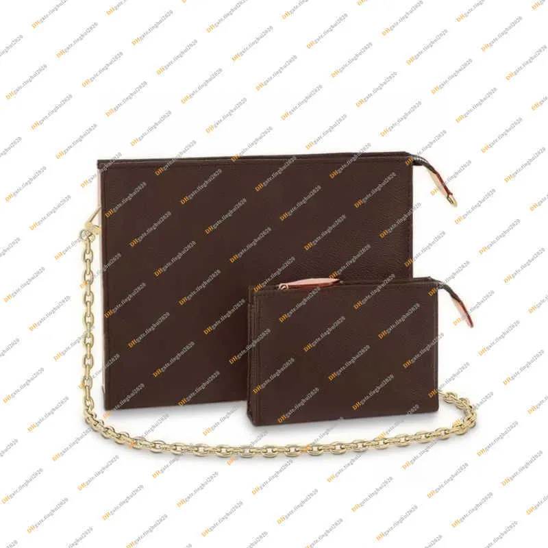 Projektowanie torba łańcucha Pochette Crossbody Torby na ramię TOTE Torebka Wysokiej jakości TOP TOP M81412