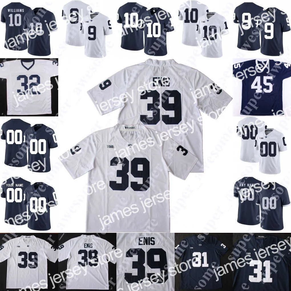 American College Football Wear Penn State Nittany Jersey Matt Millen 9 Trace McSorley 14 Todd Blackledge Courtney Brown Curtis Enis Blair Thomas Michael Robinson