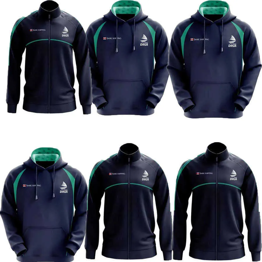 2022 2023 Fiji Drua Jacket Hoodie Rugby Jersey Vestes Tops Tee fiji 7s Home Away Rugby Shirt