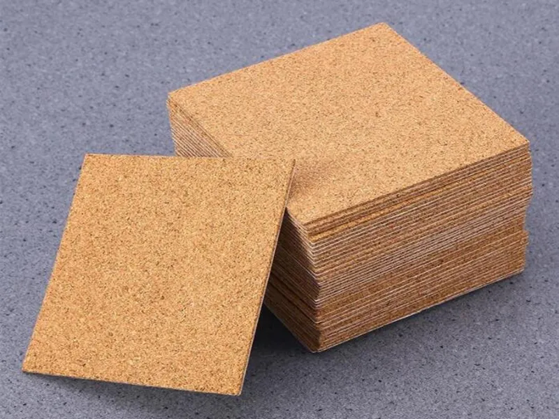 الوقايات الفظيعة ذاتية اللصق المربعات Cork Mats Cork Packing Sheets for Coasters و DIY Crafts Supplies