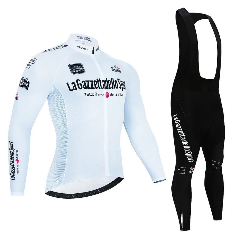 Tour De Italy D ITALIA Cycling Jersey Set Premium Anti UV Long Sleeve Downhill Suit Autumn Quick Dry Pro Racing Uniform 220725