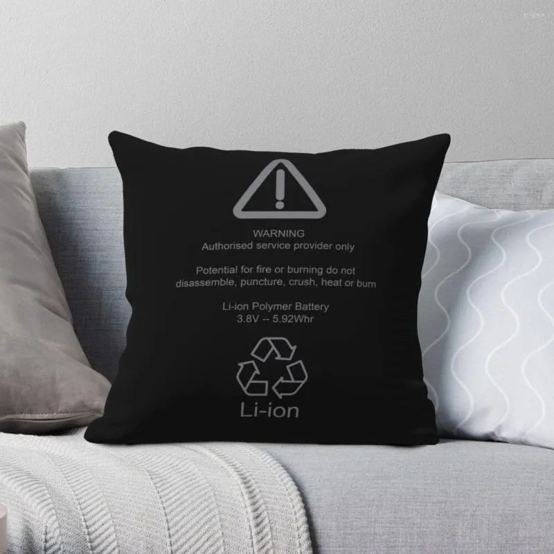 Anti Allergy Pillow Cover Bulging Lithium Ion Battery Warning