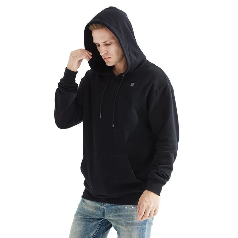 Men's Fashion Hoodies: Heated Hoodie with USB, Long Sleeve Casual Coat for Autumn, Oversized Fit
