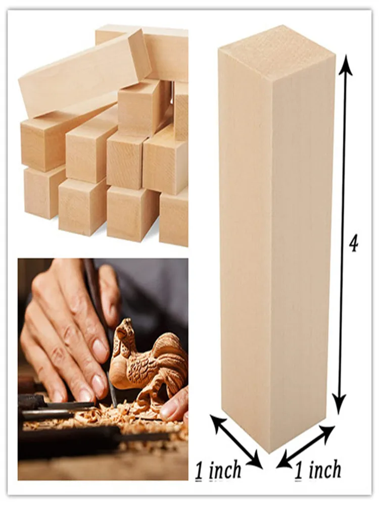 Beginners Whittling Kit: Wholesale Basswood Carving Blocks For