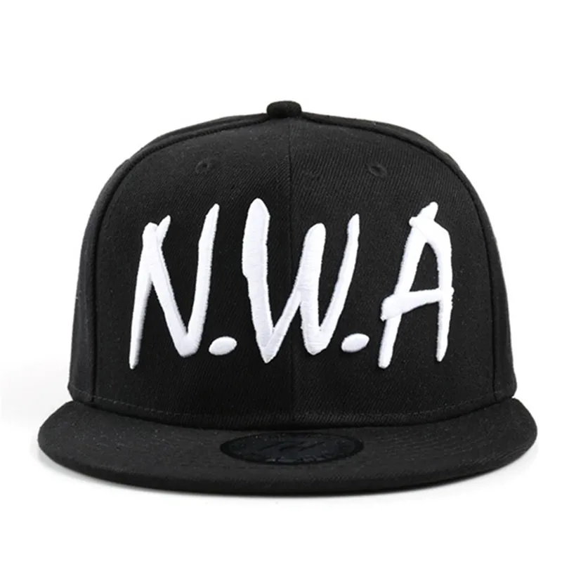 Compton Men Women Sport Baseball Cap vintage preto NWA Letter Gangsta Hip-Hop Hat 220513