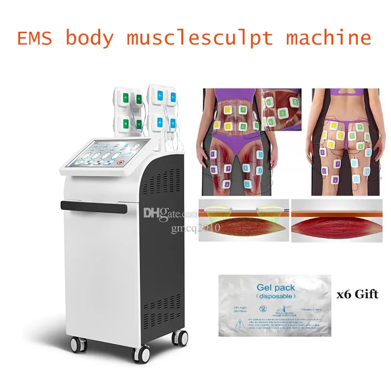 Stimulateur musculaire EMS amincissant, équipement de beauté électromagnétique pour façonner le corps