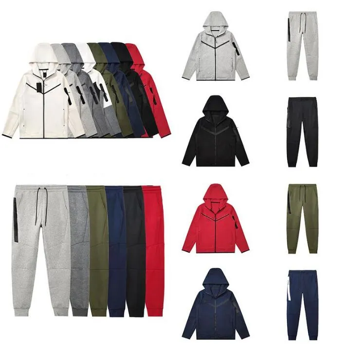 Designer Mens Sports Pants Tech Fleece Hoodies Jackets Space Katoenbroek Damesjassen Bottoms Mannen Joggers lopen Pant Jumper Tracksuit