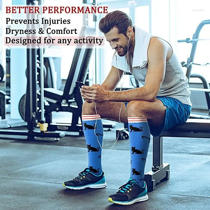 男性用の男性の靴下の靴下の動静脈静脈が高くなる段階的な運動浮腫糖尿病の飛行クロスフィット