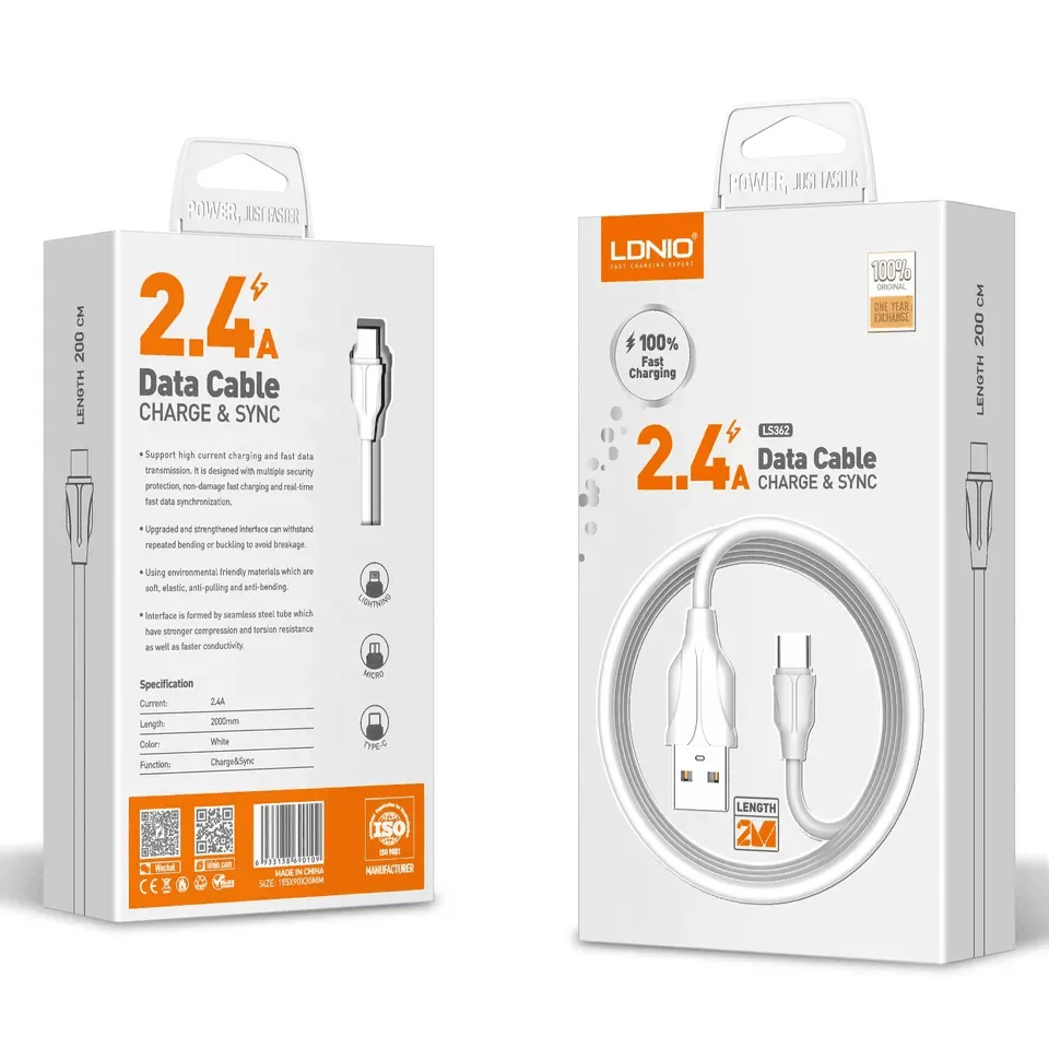 20W chargeurs de téléphone portable câbles USB câble de Type C Charge rapide USB-C Charge rapide données de téléphone portable psp