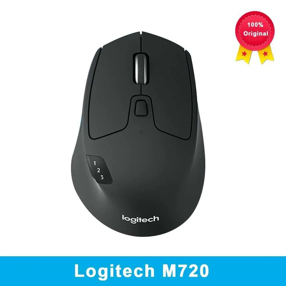 Mice New M720 Wireless Mouse 2.4GHz Bluetooth 1000DPI Gaming Mice Unifying Dual Mode Multi-device Office Gaming Mouse For PC T221012