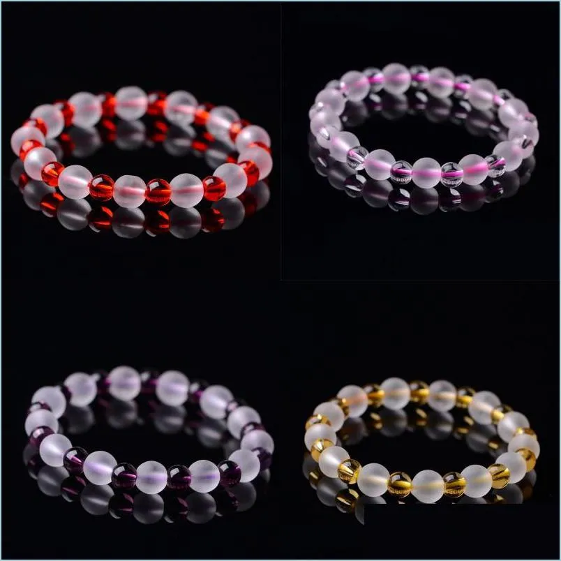 Perles Strands Perles Strands Bracelet Handmade Charm Fit Healing Nce Bead Yoga Bracelets Pour Femmes Hommes Unsex 867 B3 Drop Delivery 2 Dhh2B