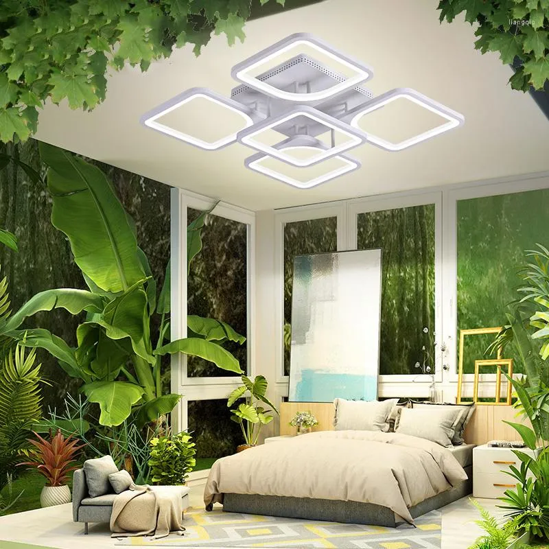 Lampadari IRALAN 2022 Lampadario a LED a controllo intelligente per soggiorno Camera da letto Bambini Dimmerazione Decorazione artistica Bianco