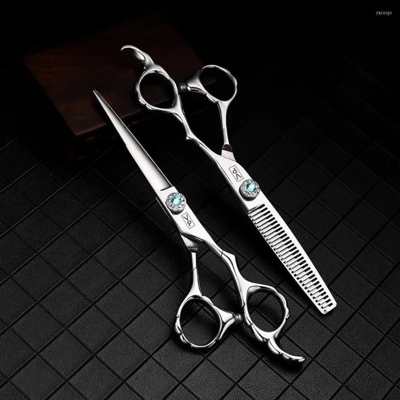 6 -calowe nożyczki do włosów fryzury fryzjerskie przerzedzenie nożyce Profesjonalne japońska wysokiej jakości brzytwa