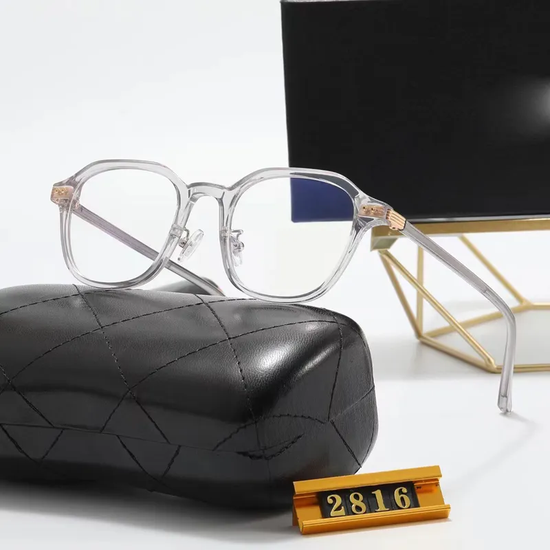 ファッションウーマンサングラスフレームレトロ透明なグレーラウンドデザイナートレンドクラシック処方メガネ光学カスタム処方フォトクロミックアイウェア
