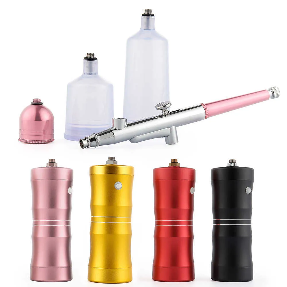 0.4mm Nozzle Single Action Airbrush with Compressor Kit Air-Brush