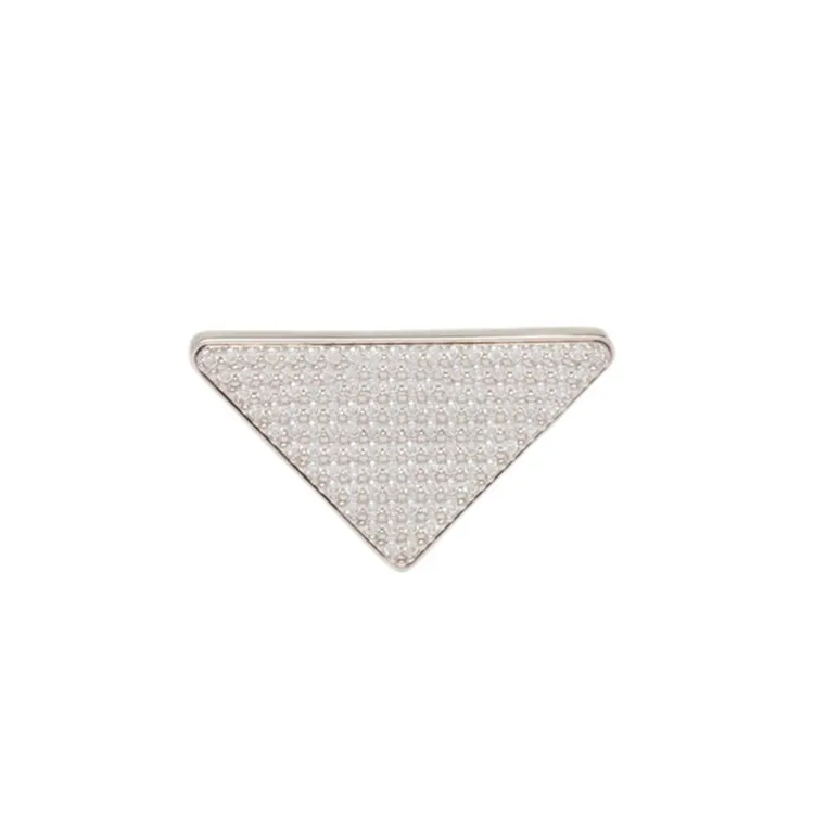 Designer oorbellen Studs Dames Hoop metaal Geometrische witte zirkoon Stone oorbellen Ontwerpers voor vrouwen