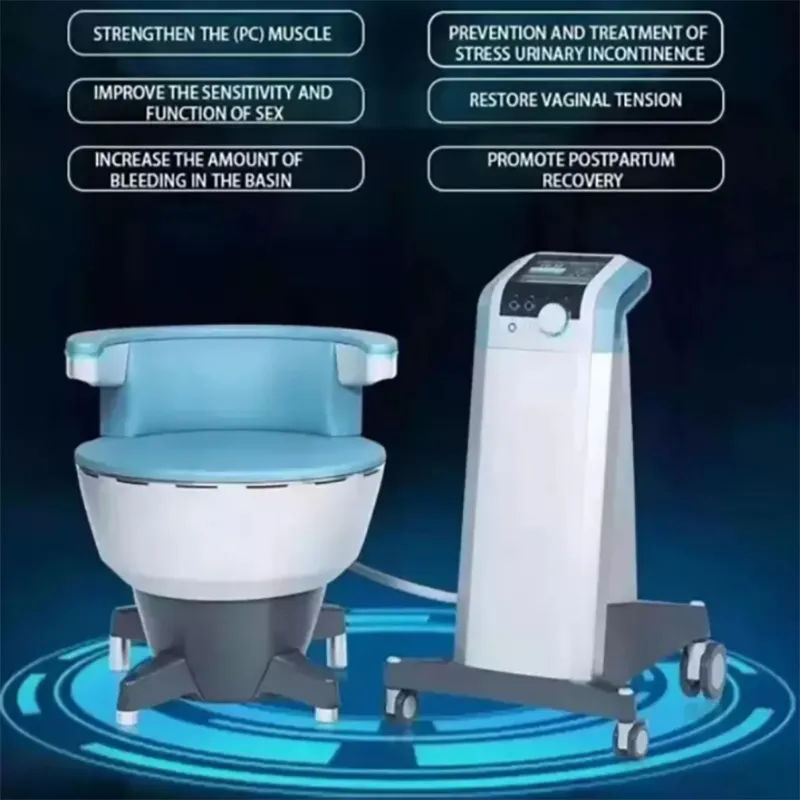 HotSalon utilise la réparation des muscles du plancher pelvien construit la stimulation amincissante sculpte la chaise EM pour l'incontinence Miction fréquente resserrement vaginal Machine réparée