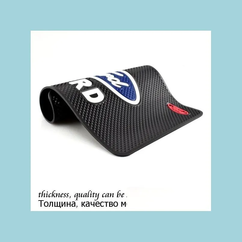 Anti-Slip Mats Styling Car Anti-Slip Mat Anti-Skip Pad Gel Sticker для украшения Ford Decorment