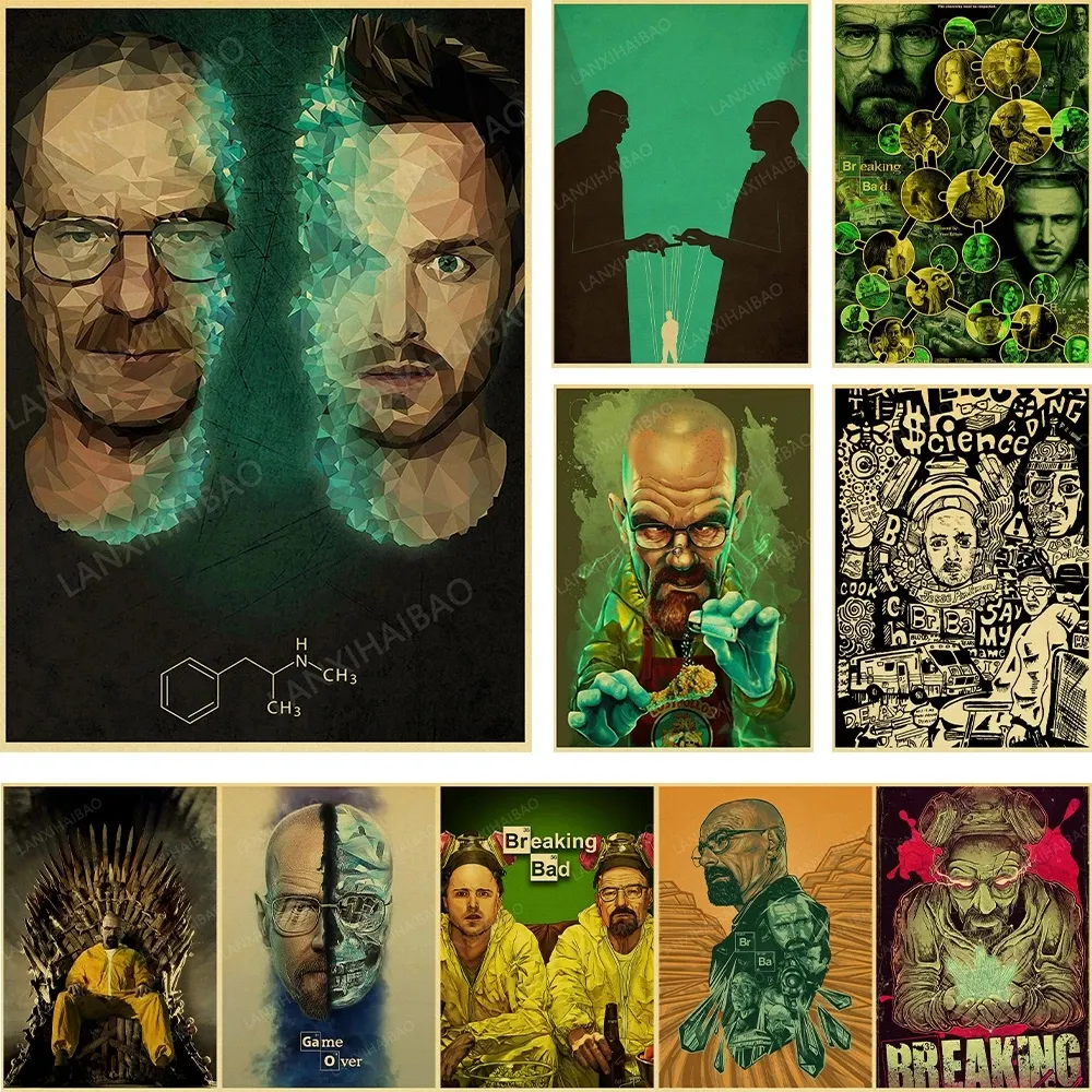 Классический фильм металлические живопись Breaking Bad Poster