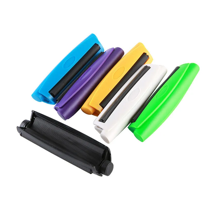 Herb Rolling Paper Maker Smoking Accessories Manual Tobacco Roller Cone Joint 78mm 110mm Plastic Hand Roll Machine Smoke Tools Grinder Household Sundries