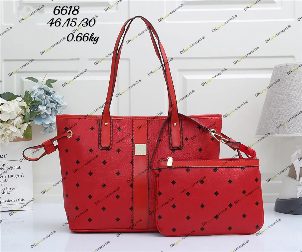 DHgate Luxury MCM Womens Leather Composite Crossbody Handbag Shopping Tote Hobo Clutch Bags Luggage Accessories