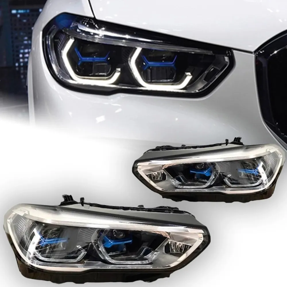 Feux de voiture pour BMW X5 G05, lentille de projecteur de phare LED 20 19-2022 G06 LED DRL X6, Signal de lampe frontale, accessoires automobiles