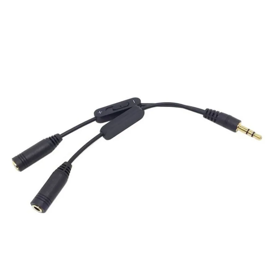 Splitter Jack 3,5 Mm MOSWAG - Da Maschio TRRS A 2 Femmine, Per Cuffie E Microfono, PC/PS4 - Foto 10