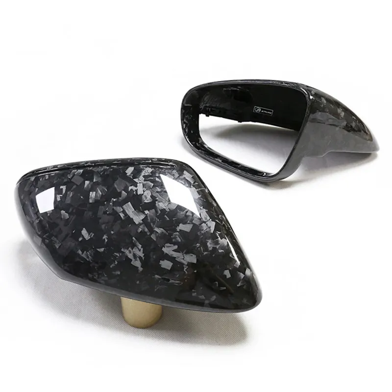 Mirrors For Porsche 911 Taycan 992 Dry Carbon Fiber Wrought /3K Stripe