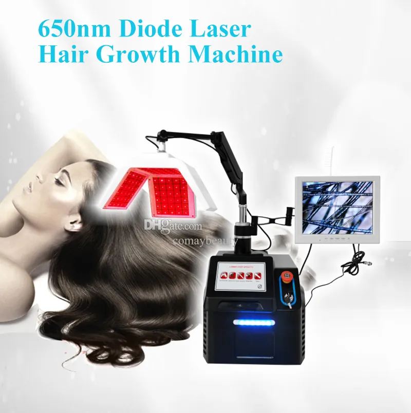 Most Effective Diode Laser machine Germinal instrument Hair Loss Treatment 650Nm HairRegrowth Anti-hair Removal Equipment Led Growth