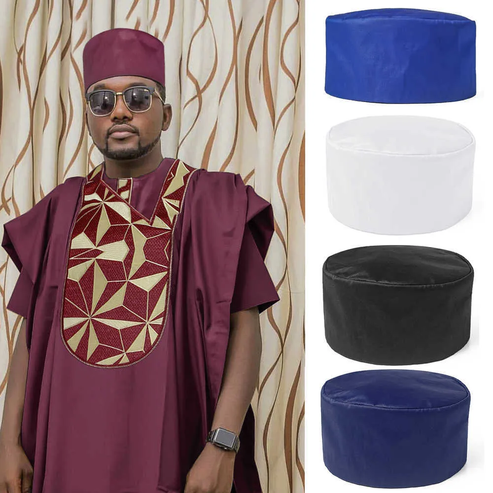 Beanie/Skull Caps H D 55-59cm Hats For Men African Fashion Cap Ankara Dashiki Mens Vintage Hats wedding Party Male Caps Clothing Accessories T221013