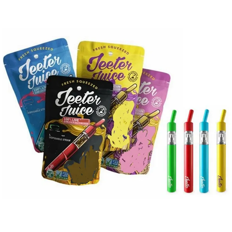 Jeeter Juice Live Resin Empty Disposable E Cigarettes Rechargeable Vape Pen 180mAh Preheat 1.0ml