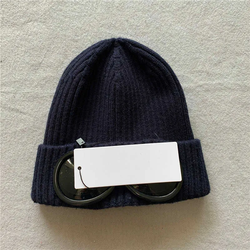 Cappello Bonnet Beanie Cp Beanie Hat Caps Cappelli 9 colori Europa Designer Windbreak Berretti One Two Lens Occhiali Occhiali Cp Men beanie cp hat s s