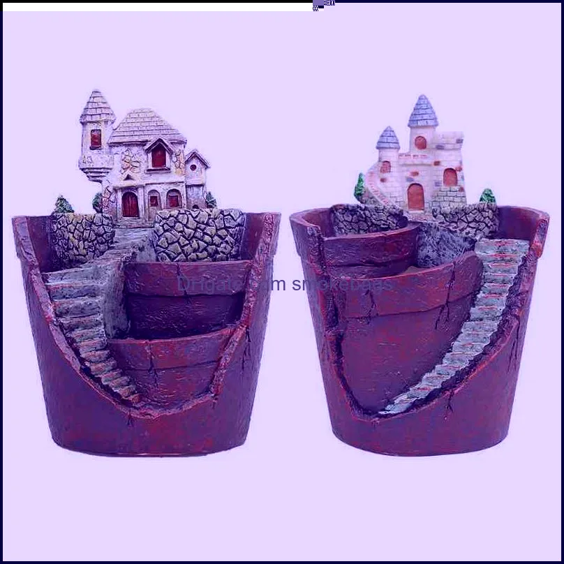 Arts And Crafts Succent Plants Planter Flowerpot Rin Drop Delivery 2022 Home Garden Arts Crafts Otzx9