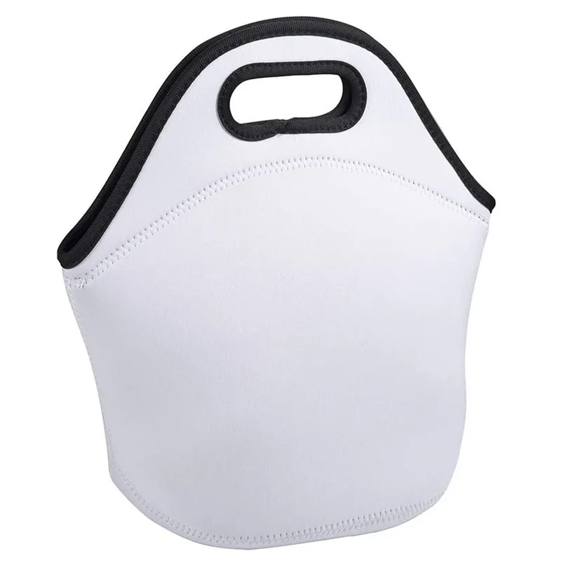 Sublimation Blanko-Lunch-Tasche, wiederverwendbar, isoliert, Thermo-Lunchbox, Tragetasche, Handtaschen, Tragetasche