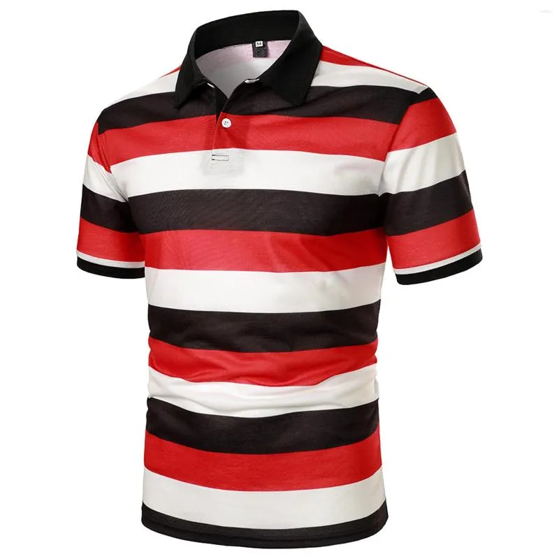 Chemises décontractées pour hommes 54 # T-shirt de polo d'été masculin pour les hommes à manches courtes à manches courtes Homme Chemise à manches courtes