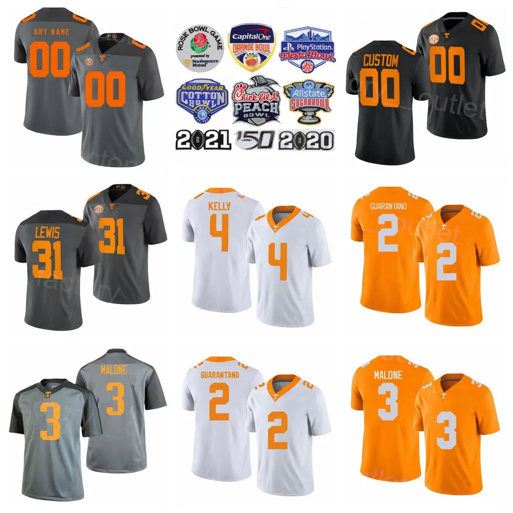 NCAA Gönüllüleri Jersey College Futbol 3 Josh Malone 4 John Kelly 31 Jamal Lewis 27 Arian Foster 20 Rajion 2 Jarrett