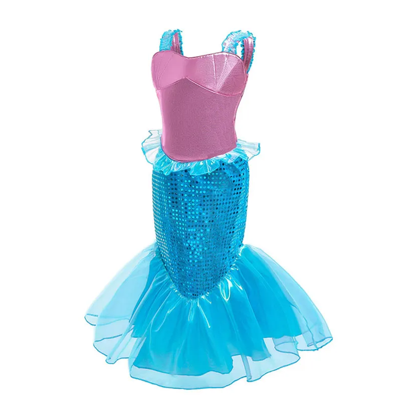 Vestito Da Sirena Bambina Bambini Costumi Cosplay Di Fantasia